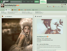 Tablet Screenshot of morbidiamorthel.deviantart.com