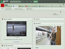 Tablet Screenshot of dnis.deviantart.com
