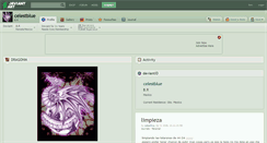 Desktop Screenshot of celestblue.deviantart.com