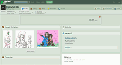 Desktop Screenshot of fullmetal-ocs.deviantart.com