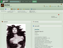 Tablet Screenshot of jonchan.deviantart.com