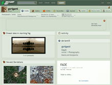Tablet Screenshot of gorigami.deviantart.com