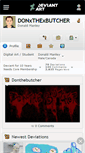 Mobile Screenshot of donxthexbutcher.deviantart.com
