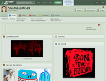 Tablet Screenshot of donxthexbutcher.deviantart.com