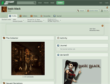 Tablet Screenshot of basic-black.deviantart.com