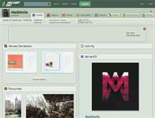 Tablet Screenshot of madakella.deviantart.com