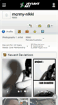 Mobile Screenshot of mcrmy-nikki.deviantart.com