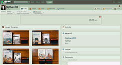 Desktop Screenshot of natthan-red.deviantart.com