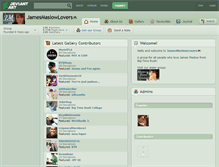 Tablet Screenshot of jamesmaslowlovers.deviantart.com