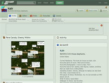 Tablet Screenshot of kalir.deviantart.com