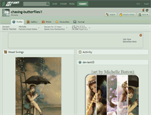 Tablet Screenshot of chasing-butterflies.deviantart.com
