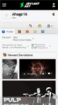 Mobile Screenshot of ahage16.deviantart.com