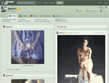 Tablet Screenshot of jjackm.deviantart.com