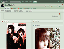 Tablet Screenshot of killerbunny69.deviantart.com