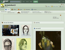 Tablet Screenshot of deviantmike423.deviantart.com