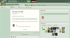 Desktop Screenshot of looney-mario-s-band.deviantart.com