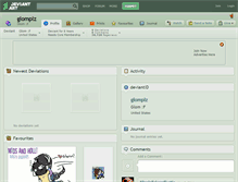 Tablet Screenshot of glomplz.deviantart.com