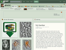 Tablet Screenshot of gblackid.deviantart.com
