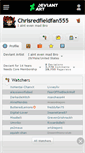 Mobile Screenshot of chrisredfieldfan555.deviantart.com