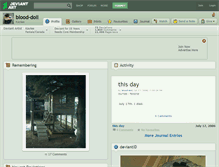 Tablet Screenshot of blood-doll.deviantart.com