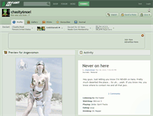 Tablet Screenshot of chasity6noel.deviantart.com