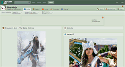 Desktop Screenshot of blue-ninja.deviantart.com