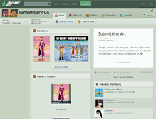 Tablet Screenshot of martinmysteryfc.deviantart.com