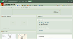 Desktop Screenshot of firebringer-fanclub.deviantart.com