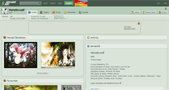 Desktop Screenshot of hereticwolf.deviantart.com