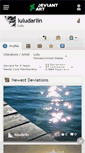Mobile Screenshot of luludarlin.deviantart.com