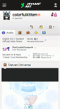 Mobile Screenshot of colorfulkitten.deviantart.com
