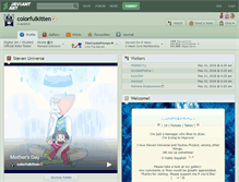 Tablet Screenshot of colorfulkitten.deviantart.com