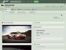Tablet Screenshot of dsmcardesign.deviantart.com