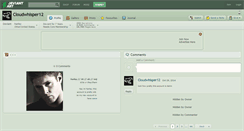 Desktop Screenshot of cloudwhisper12.deviantart.com