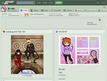 Tablet Screenshot of je-xan.deviantart.com