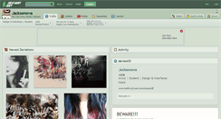 Desktop Screenshot of jacksonowa.deviantart.com