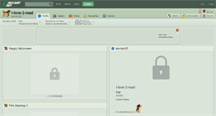 Desktop Screenshot of i-love-2-read.deviantart.com
