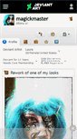 Mobile Screenshot of magickmaster.deviantart.com