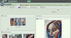 Desktop Screenshot of ello-is-broken.deviantart.com