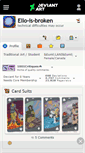 Mobile Screenshot of ello-is-broken.deviantart.com