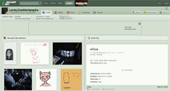 Desktop Screenshot of lonleyzombievampire.deviantart.com