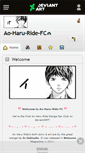 Mobile Screenshot of ao-haru-ride-fc.deviantart.com