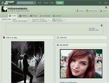 Tablet Screenshot of hollyannenatalia.deviantart.com