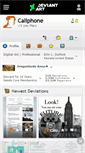 Mobile Screenshot of caliphone.deviantart.com