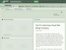 Tablet Screenshot of muzovuy.deviantart.com