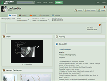 Tablet Screenshot of confusedain.deviantart.com