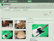 Tablet Screenshot of nathanscryx.deviantart.com