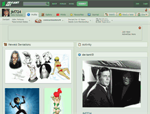 Tablet Screenshot of jkf724.deviantart.com