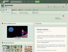 Tablet Screenshot of benji-ninja.deviantart.com