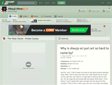 Tablet Screenshot of hitsuji-hime.deviantart.com